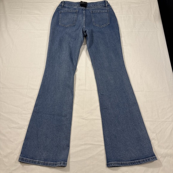 JEANS BOOT CUT   Women MEDIUM SEE PICS Blue  NVFELIX‎ BOUIIQUE NWT - Picture 8 of 9